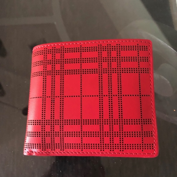 Burberry Men's Sandon Perforated Wallet